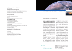 Die Argumente der Klimaskeptiker | 2010 | Publikation