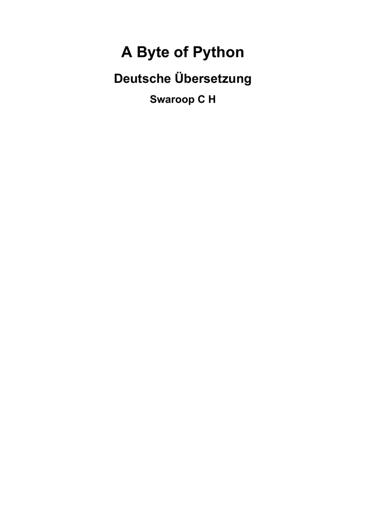 Python Kurs Als Pdf Zurück Zur Website - 