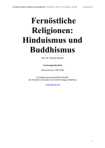 Hinduismus und Buddhismus - Kein