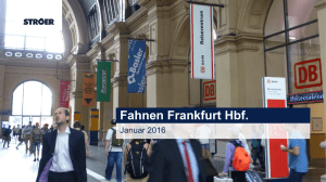 Fahnen Frankfurt Hbf.