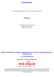 Biogeographie - ReadingSample - Beck-Shop