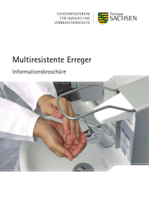 Informationsbroschüre Multiresistente Erreger