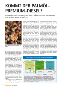 Bio-Energie-Palmöl Premium Diesel