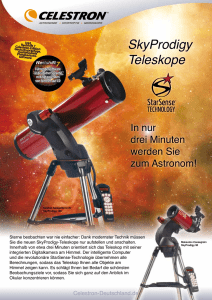 SkyProdigy Teleskope - Celestron Teleskope