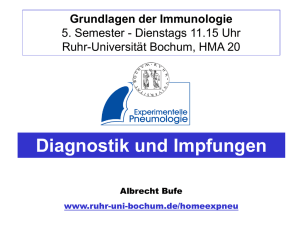 Diagnostik und Impfungen - Ruhr