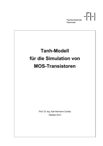 Tanh-Modell für die Simulation von MOS-Transistoren