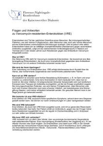 Fragen und Antworten zu Vancomycin-resistenten