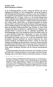 Tomislav Volek Mozart-Rezeption in Böhmen 85