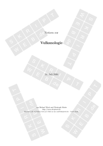 Vulkanologie
