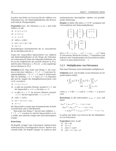 5.2.3 Multiplikation von Polynomen