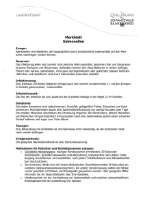 Merkblatt Salmonellen - Landratsamt Schwarzwald-Baar