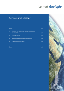 Service und Glossar - Bayerisches Staatsministerium für Umwelt