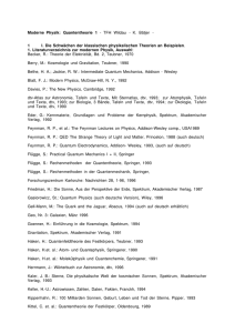 Moderne Physik: Quantentheorie