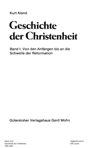 Geschichte der Christenheit