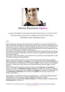 Marina Russmann Sopran