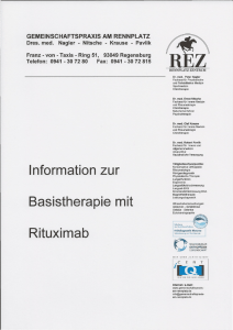 Information zur Basistherapie mit Rituximab