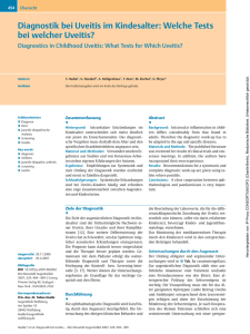 Uveitis.Kind.Diagnostik - Charité