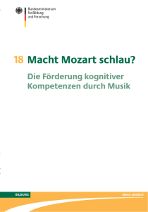 Macht Mozart schlau?