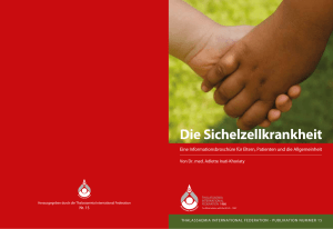 Die Sichelzellkrankheit - Regional Collaborating Office of