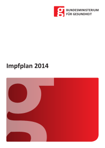 Impfplan 2014 - Land Burgenland