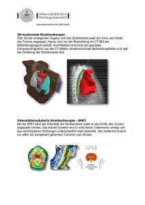 3D-konformale Strahlentherapie Zum Schutz umliegender