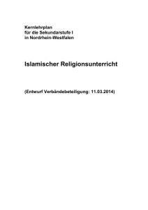 Islamischer Religionsunterricht