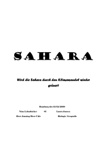 Sahara - Hamburger Bildungsserver