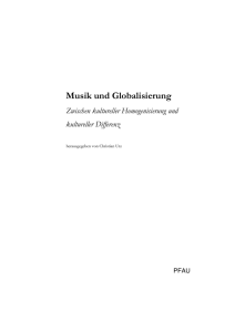 Musik und Globalisierung - Institut 13: Ethnomusikologie