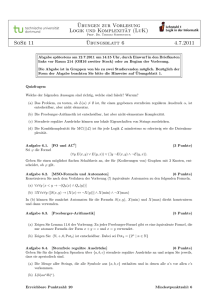 Blatt 6 - LS1 - Logik in der Informatik