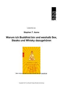 Warum ich Buddhist bin und weshalb Sex, Steaks und