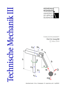 1 Punkt-Kinematik