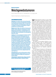 Weichgewebstumoren - Deutsches Ärzteblatt