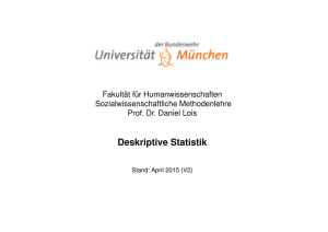 Deskriptive Statistik