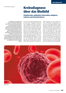 Krebsdiagnose über das Blutbild