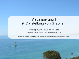 Visualisierung I 9. Darstellung von Graphen