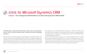 d.link for Microsoft Dynamics CRM