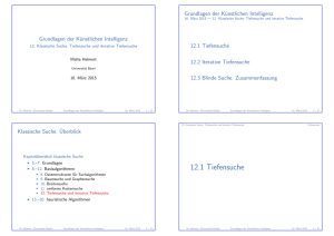 Tiefensuche und iterative Tiefensuche