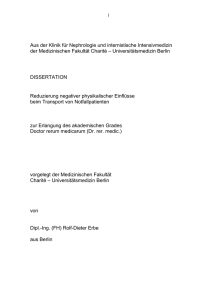 Dissertation Rolf Erbe, Berlin - Dissertationen Online an der FU Berlin