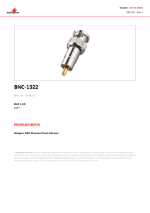 BNC-1522 - monacor