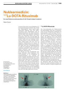 Nuklearmedizin: 177Lu-DOTA-Rituximab