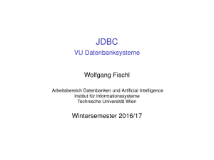 JDBC - DBAI