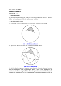 Die Flächenformel für sphärische Vielecke - walser-h-m.ch