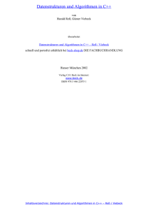 Datenstrukturen und Algorithmen in C++ - Reß - beck