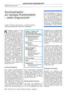Soorösophagitis - Deutsches Ärzteblatt