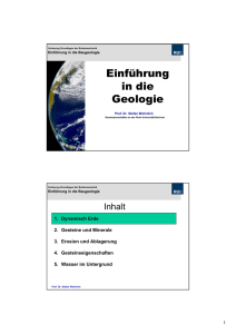 Einführung in die Geologie - Ruhr