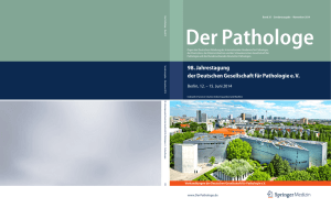 Pathologie 2014 - Deutsche Gesellschaft für Pathologie