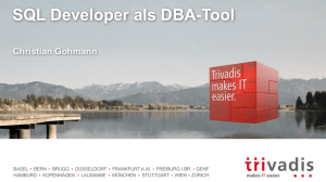 SQL Developer als DBA-Tool