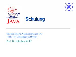 Java Syntax