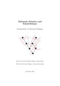 Minimale Schnitte und Schnittbäume