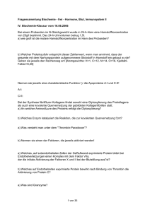 Fragensammlung Biochemie - frei - Leipzig